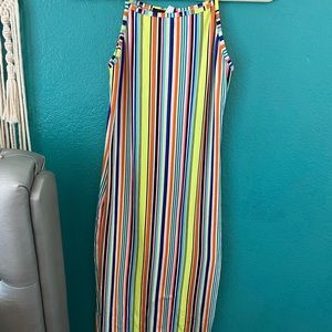 Stripped bodycon dress for summer